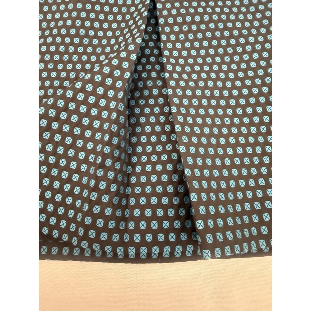 Ann Taylor LOFT‎ Skirt Geometric Print Teal Blue Black Womens Size 8 - Picture 6 of 8
